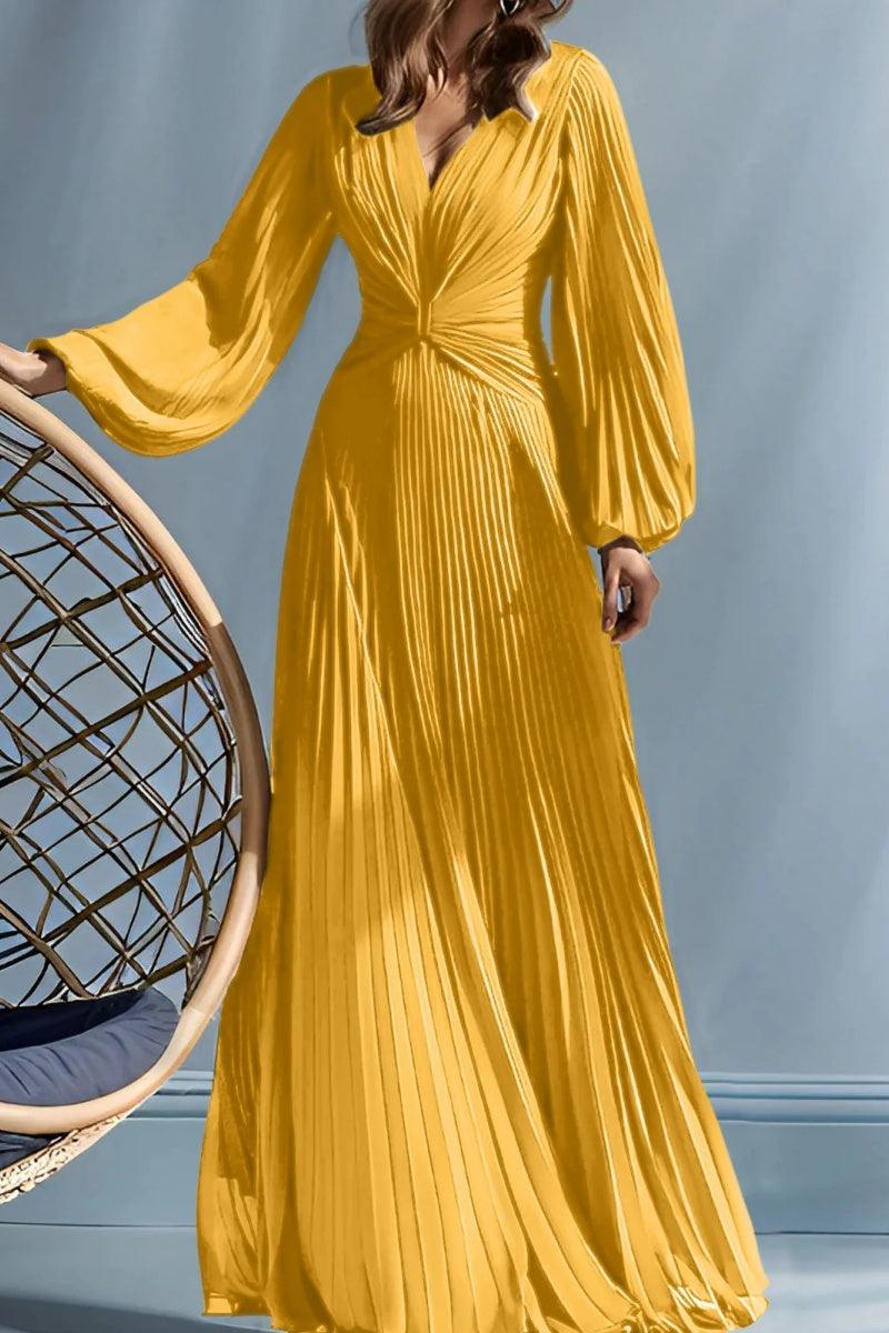 A Line V Neck Mother of the Bride Dresses with Ruched CM0367 - COCOMELODY
