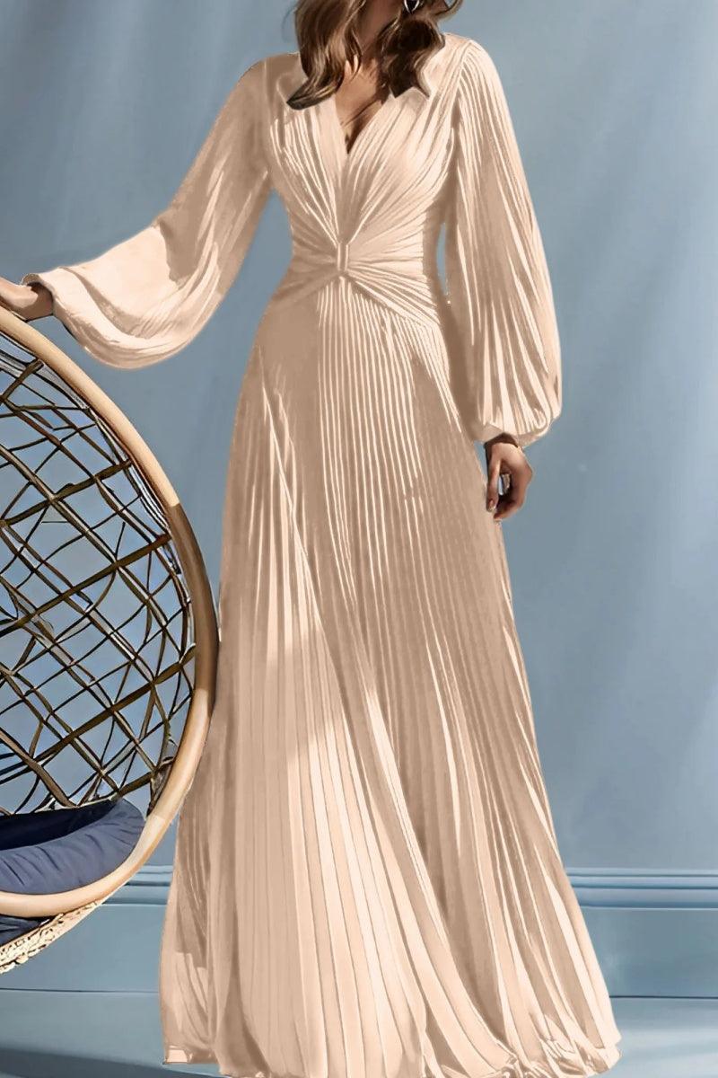 A Line V Neck Mother of the Bride Dresses with Ruched CM0367 - COCOMELODY