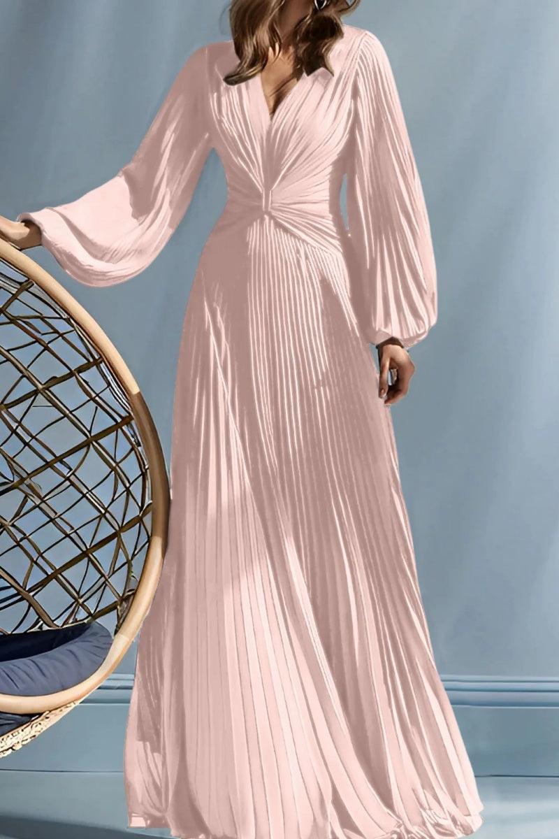 A Line V Neck Mother of the Bride Dresses with Ruched CM0367 - COCOMELODY