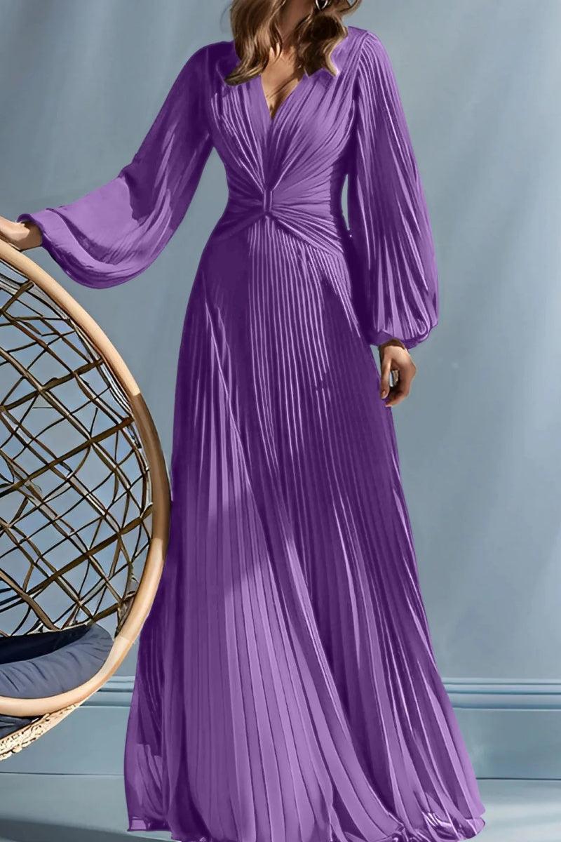 A Line V Neck Mother of the Bride Dresses with Ruched CM0367 - COCOMELODY
