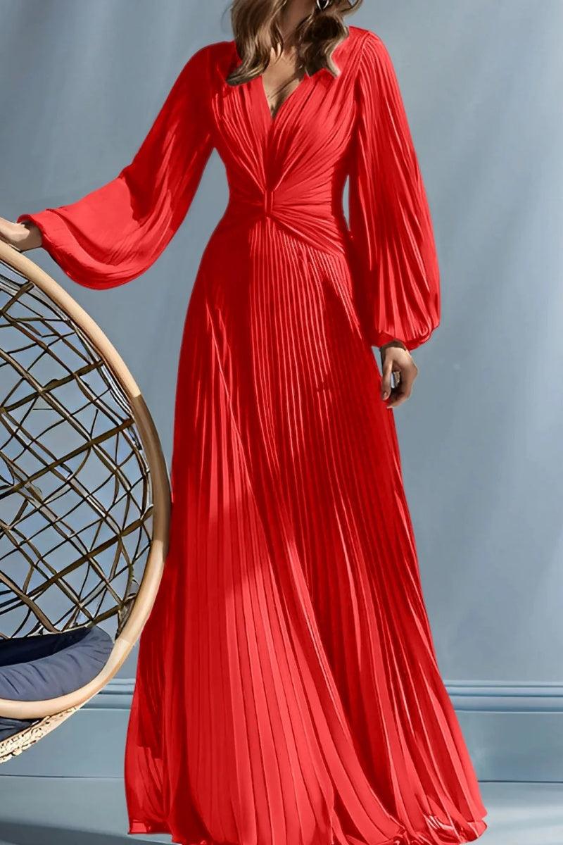 A Line V Neck Mother of the Bride Dresses with Ruched CM0367 - COCOMELODY