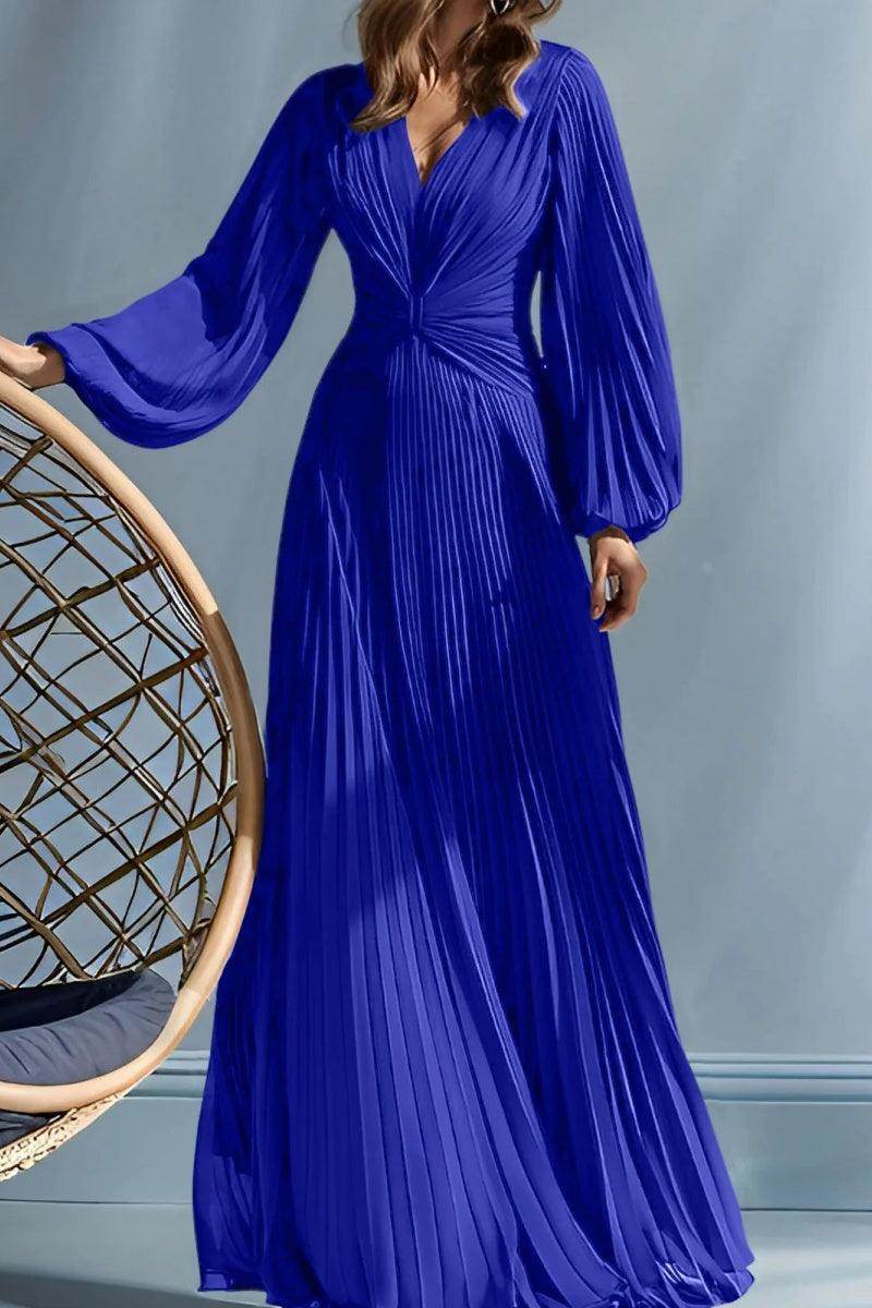A Line V Neck Mother of the Bride Dresses with Ruched CM0367 - COCOMELODY