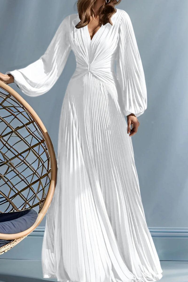 A Line V Neck Mother of the Bride Dresses with Ruched CM0367 - COCOMELODY