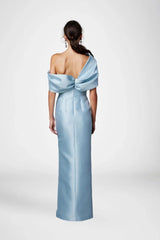 Sheath Column Half Sleeves Floor Length Mother Dresses CM0376 - COCOMELODY