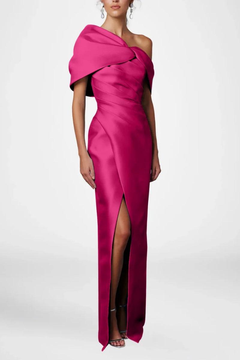 Sheath Column Half Sleeves Floor Length Mother Dresses CM0376 - COCOMELODY