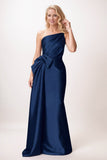 Trumpet-Mermaid Maxi Satin Mother of the Bride Dresses CM0386 - COCOMELODY