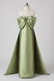 Trumpet-Mermaid Maxi Mikado Mother of the Bride Dresses CM0387