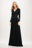 A-Line Maxi Chiffon Mother of the Bride Dresses CM0396