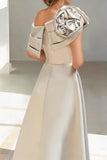 A-Line Floor Length Chiffon Mother of the Bride Dress CM0452
