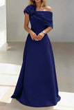 A-Line Floor Length Chiffon Mother of the Bride Dress CM0452