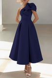 A-Line Ankle Length Satin Mother of the Bride Dress CM0458