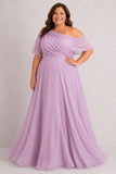 A-Line Floor Length Chiffon Mother of the Bride Dress CM0469