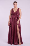 A-Line Floor Length Jacquard Mother of the Bride Dress CM0488