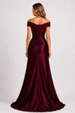 A-Line Floor Length Satin Mother of the Bride Dress CM0509