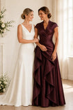 A-Line Floor Length Polyester Mother of the Bride Dress CM0516
