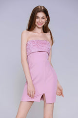 Sheath-Column Mini Elastic Cloth Homecoming Dress CS0970 - COCOMELODY
