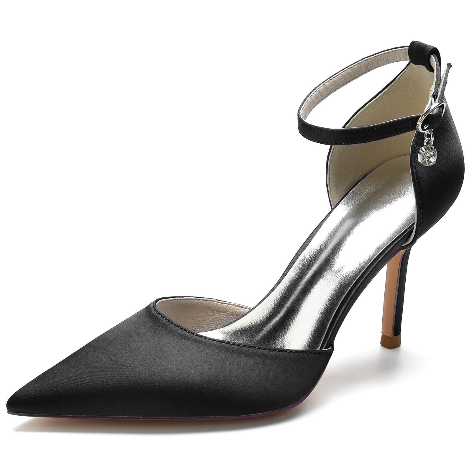 Stiletto Heel 8.5cm Silk-Like Shoes CK0146 - COCOMELODY
