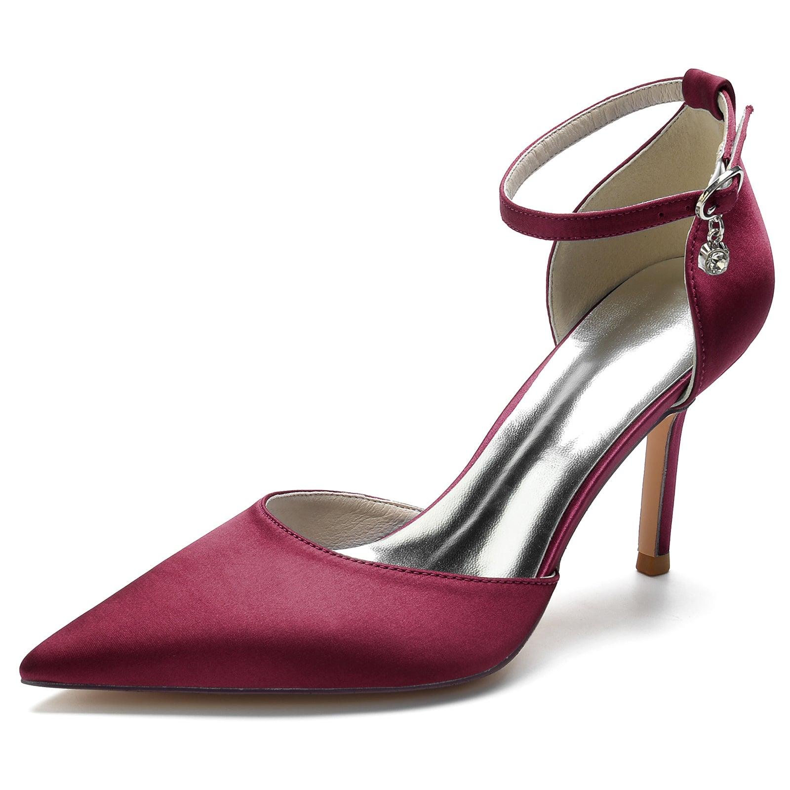 Stiletto Heel 8.5cm Silk-Like Shoes CK0146 - COCOMELODY