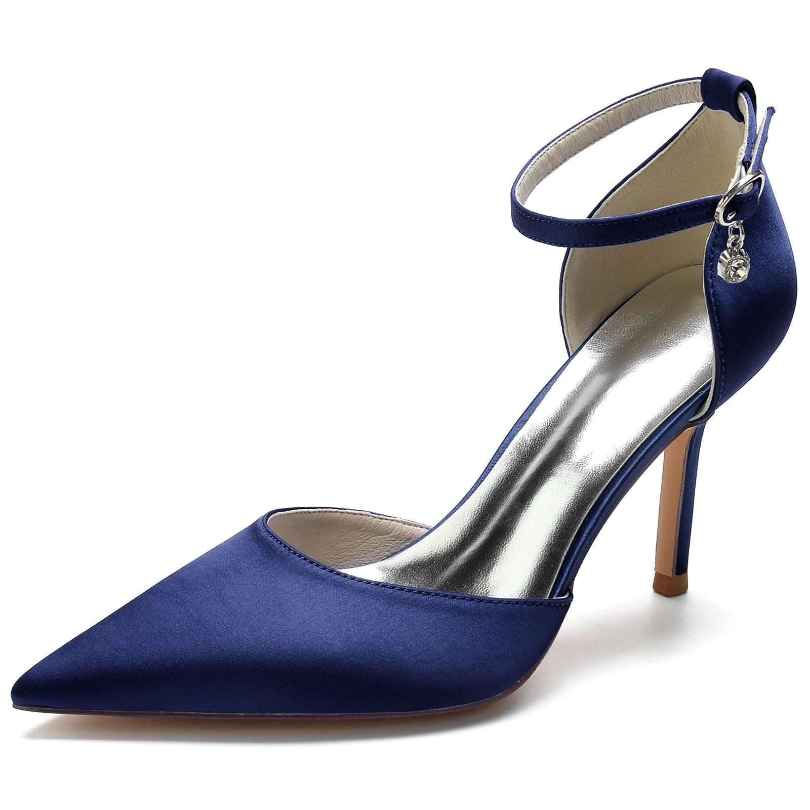 Stiletto Heel 8.5cm Silk-Like Shoes CK0146 - COCOMELODY