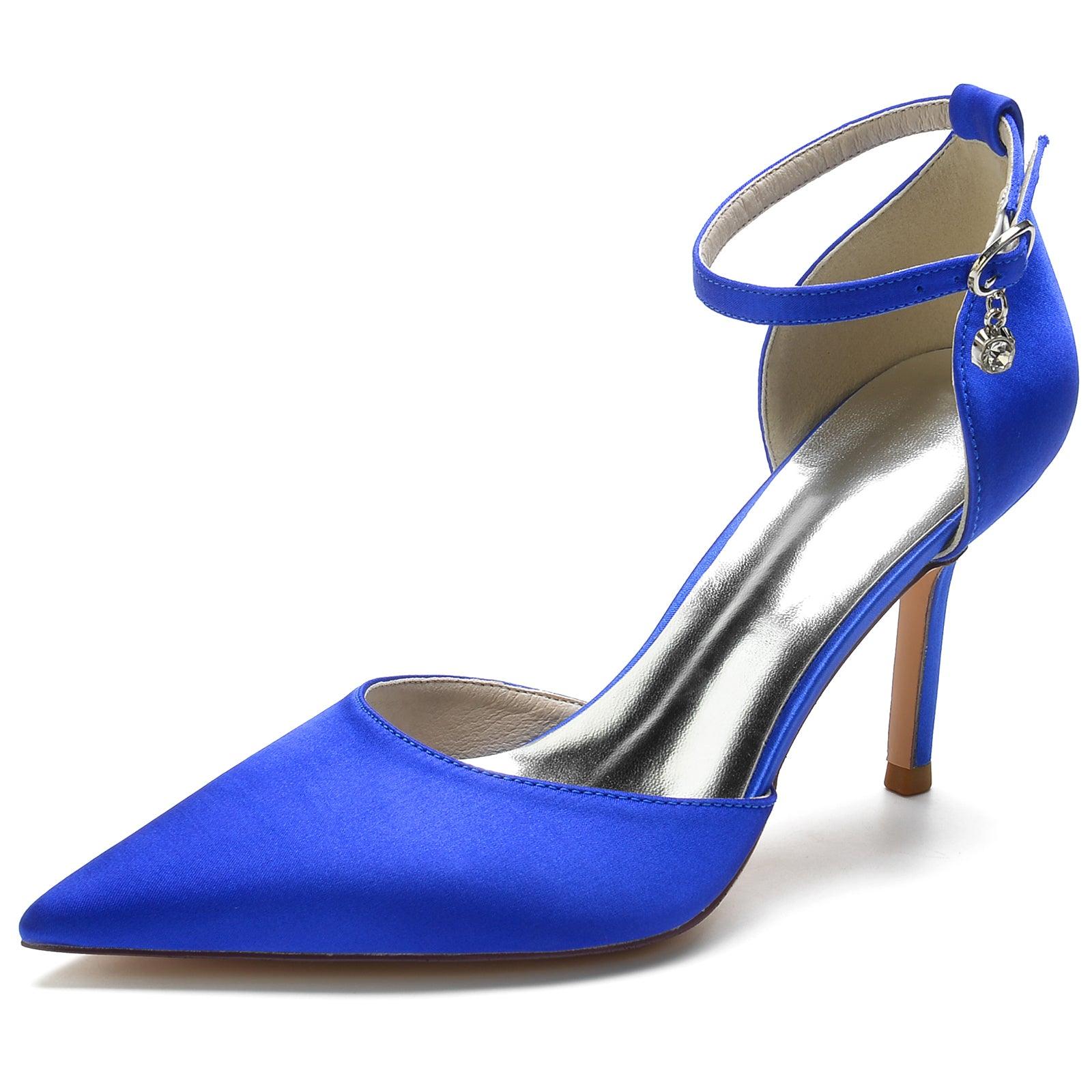 Stiletto Heel 8.5cm Silk-Like Shoes CK0146 - COCOMELODY