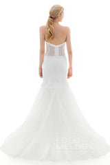 Mermaid Court Train 2 Hoops Wedding Petticoats CP0016003 - COCOMELODY