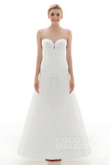 A-Line Floor-Length 1 Hoop Mesh Wedding Petticoats CP0016006 - COCOMELODY