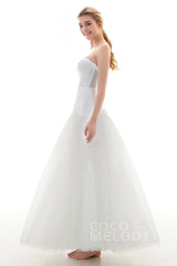 A-Line Floor-Length Slip Tulle Wedding Petticoats CP001600D - COCOMELODY