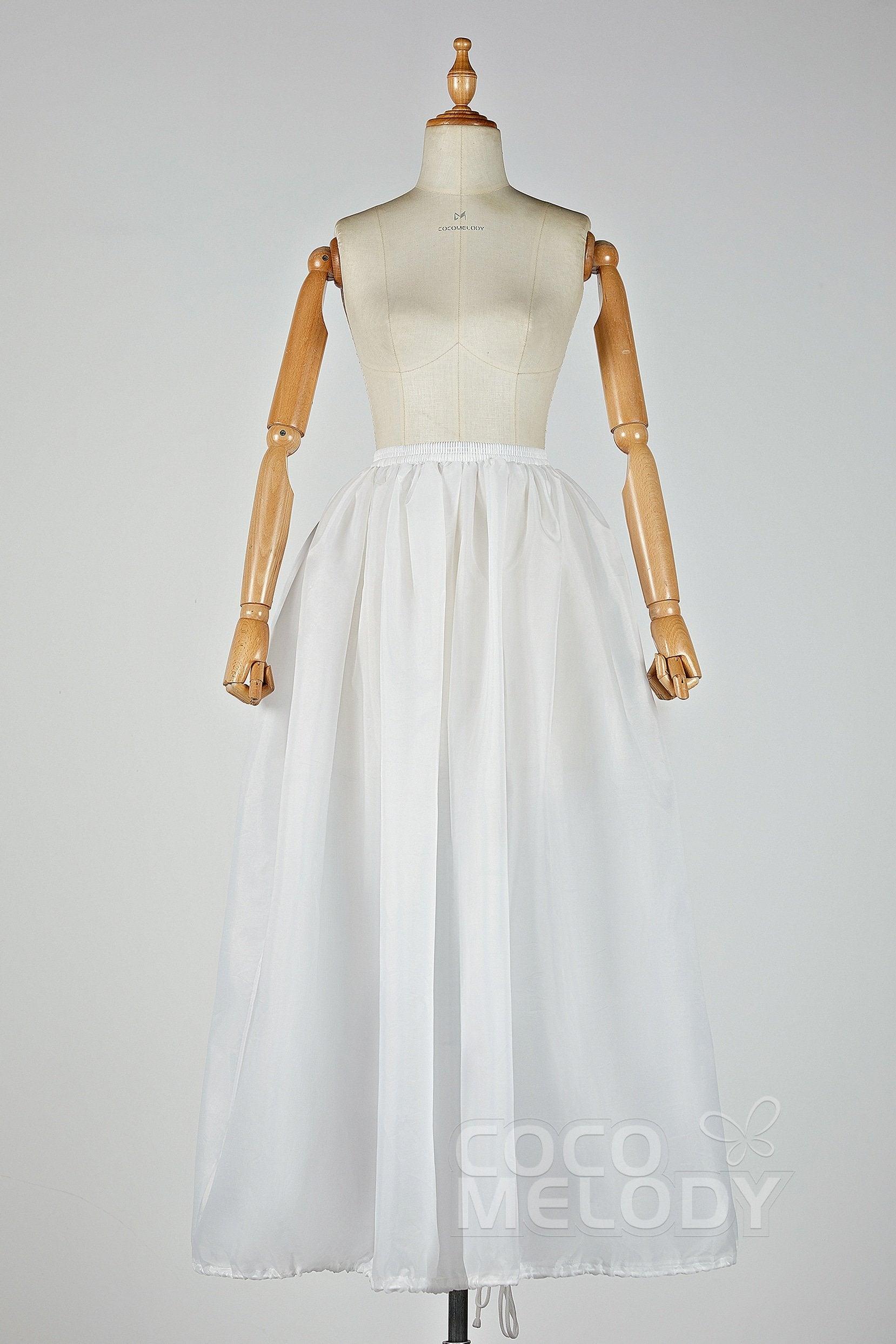 A-Line Wedding Dress Bathroom Helper CP0023 - COCOMELODY