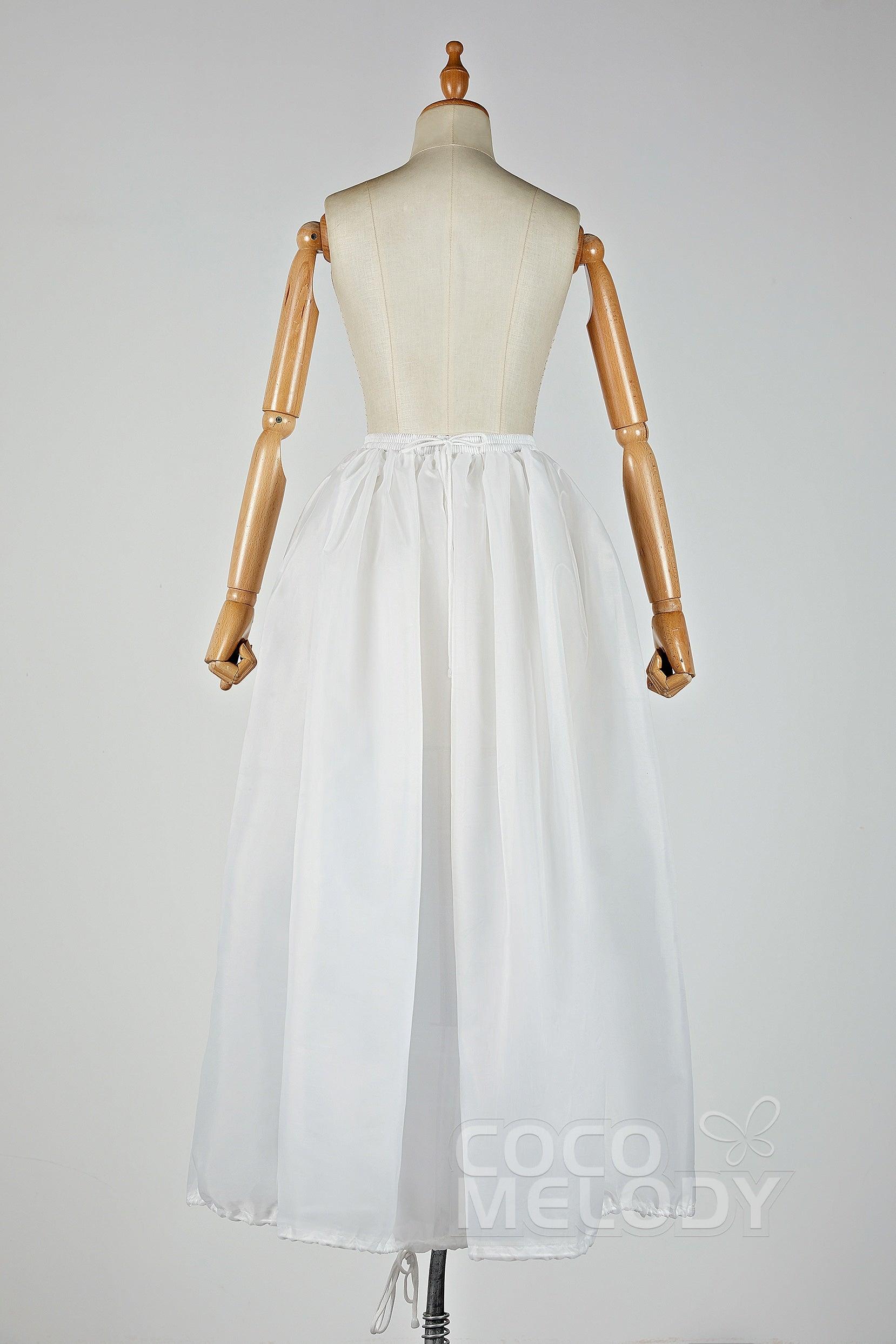 A-Line Wedding Dress Bathroom Helper CP0023 - COCOMELODY