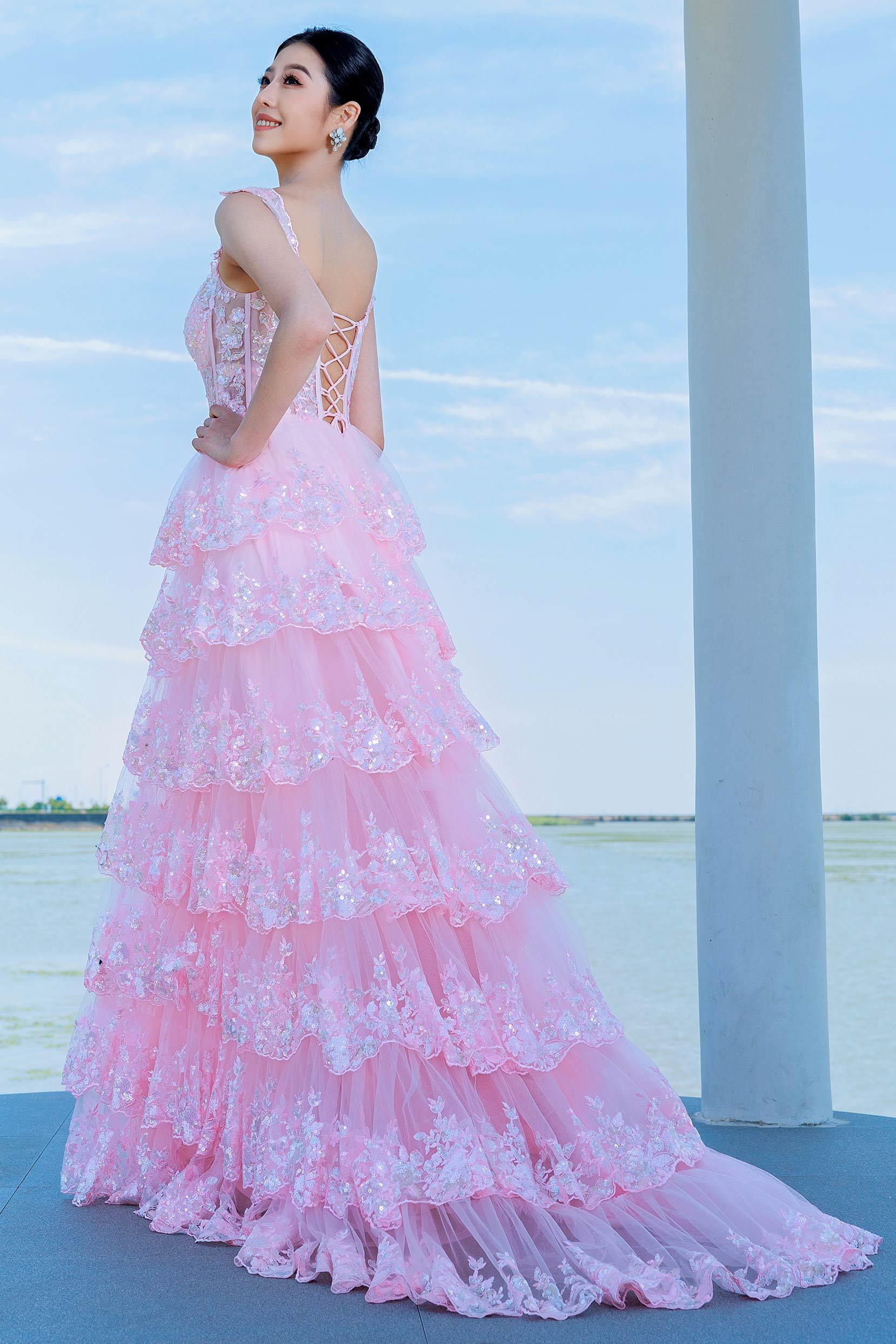 Ball Gown Sweep-Brush Train Tulle Prom Dress CS0481 - COCOMELODY
