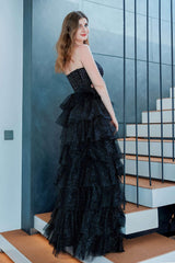 Ball Gown Floor Length Tulle Prom Dress CS0491 - COCOMELODY