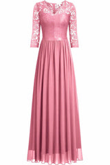 A-Line Floor Length Chiffon Prom Dress CS0421 - COCOMELODY