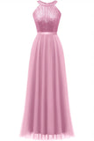 A-Line Floor Length Sequined Prom Dress CS0422 - COCOMELODY