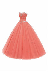 Princess Floor Length Tulle Prom Dress CS0425 - COCOMELODY