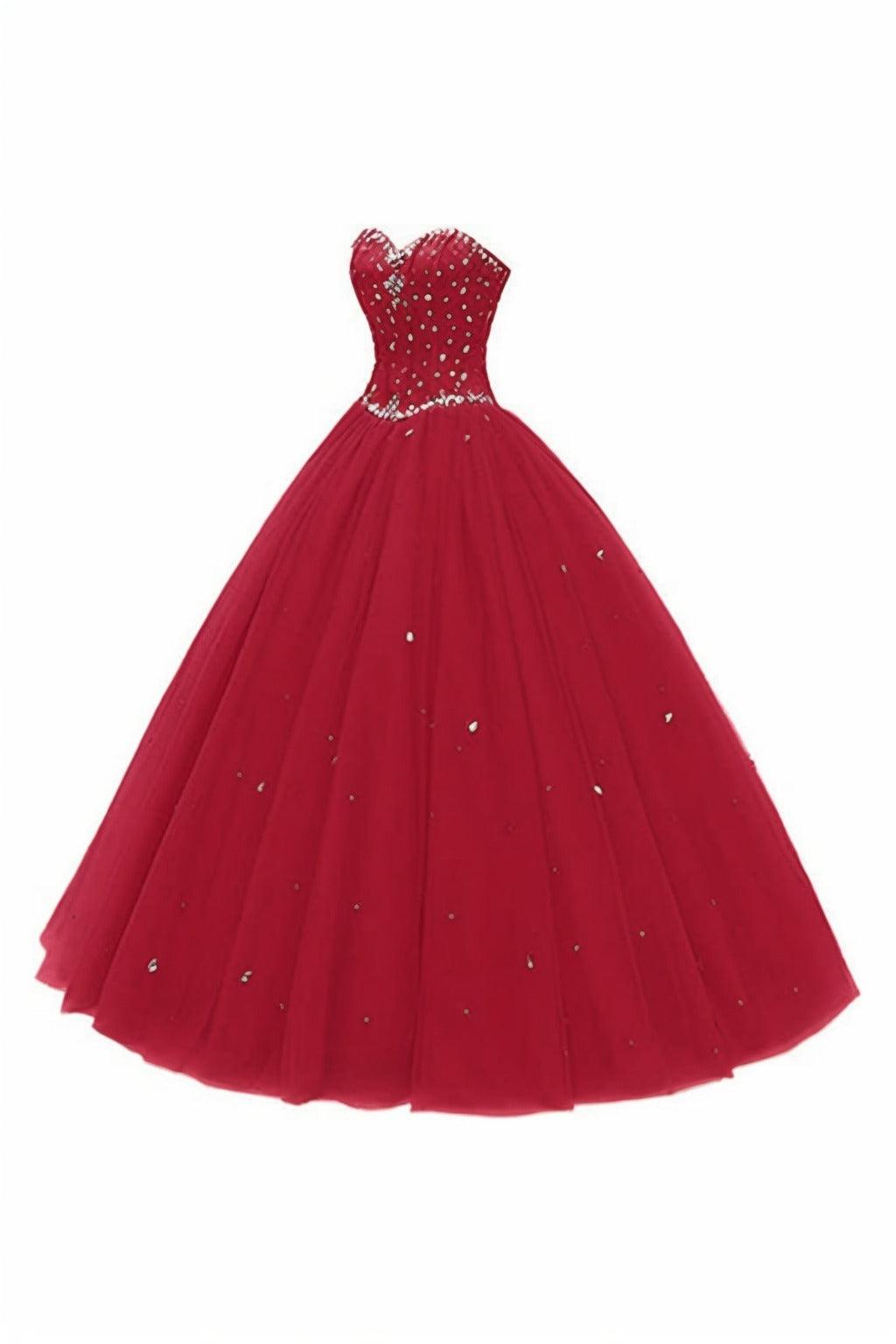Princess Floor Length Tulle Prom Dress CS0425 - COCOMELODY