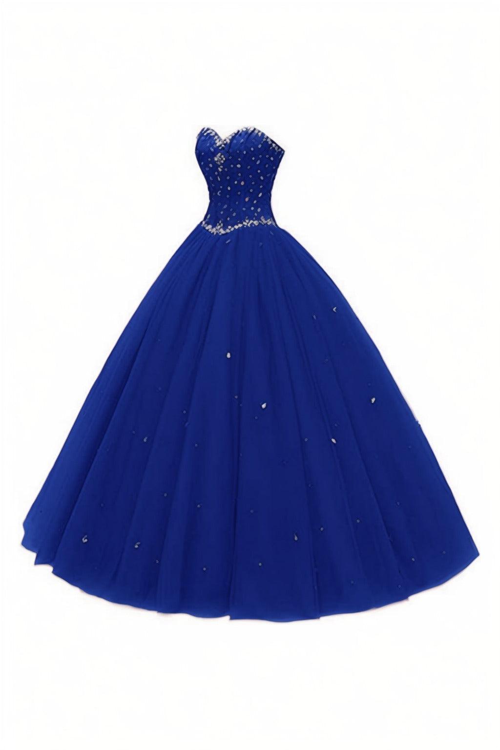 Princess Floor Length Tulle Prom Dress CS0425 - COCOMELODY