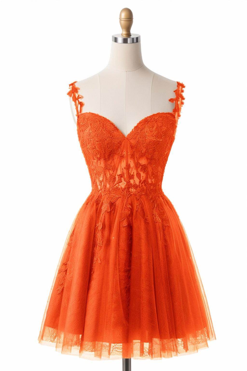 A-Line Short-Mini Tulle Homecoming Dresses CS0505 - COCOMELODY