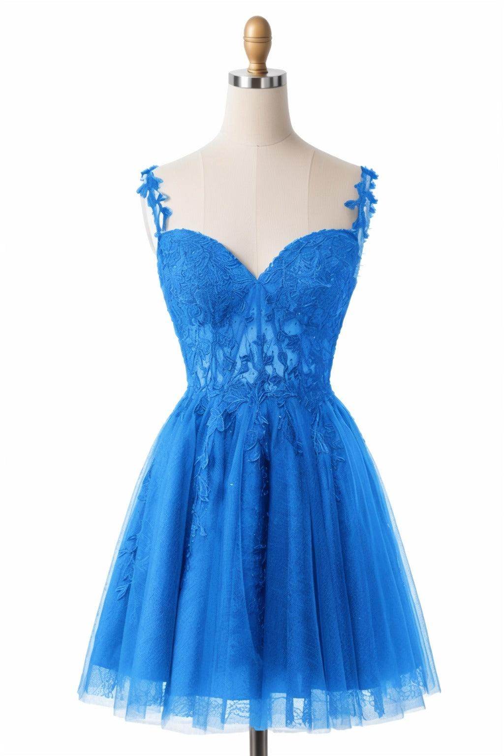 A-Line Short-Mini Tulle Homecoming Dresses CS0505 - COCOMELODY