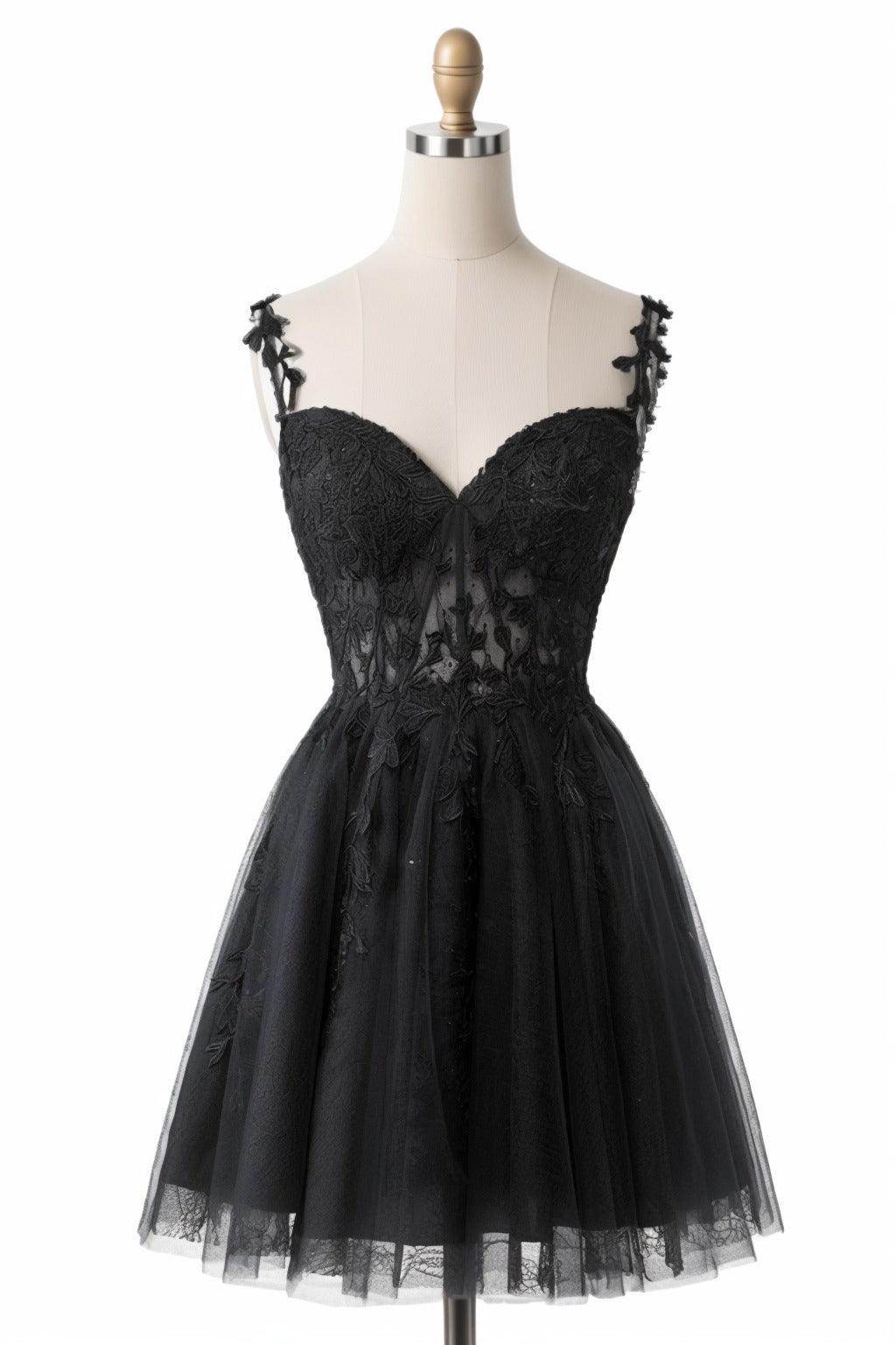 A-Line Short-Mini Tulle Homecoming Dresses CS0505 - COCOMELODY