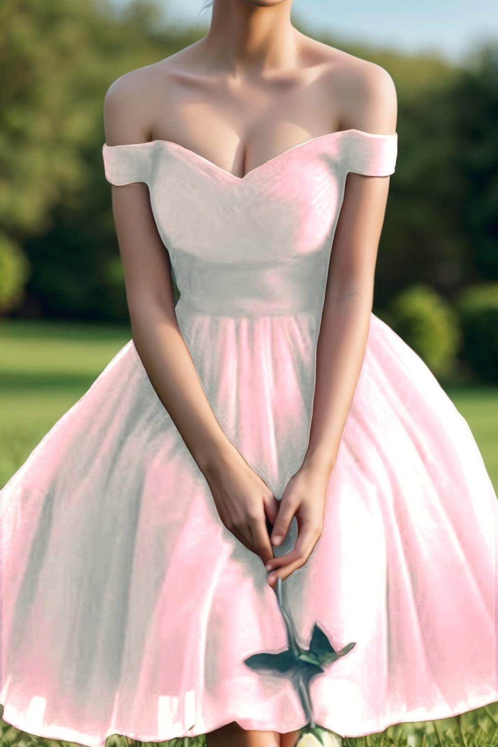Princess Tea Length Tulle Homecoming Dresses CS0526 - COCOMELODY