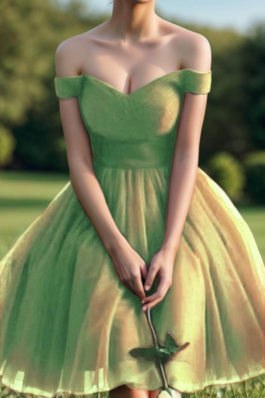 Princess Tea Length Tulle Homecoming Dresses CS0526 - COCOMELODY