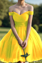 Princess Tea Length Tulle Homecoming Dresses CS0526 - COCOMELODY