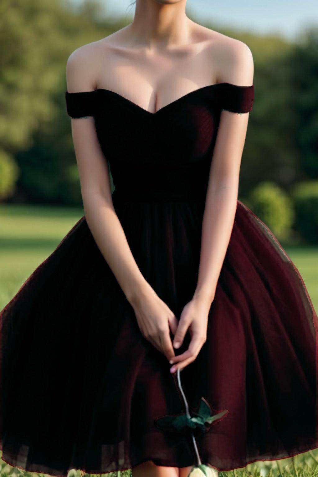 Princess Tea Length Tulle Homecoming Dresses CS0526 - COCOMELODY