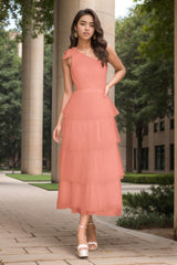A-Line Short-Mini Tulle Graduation Dresses CS0546 - COCOMELODY