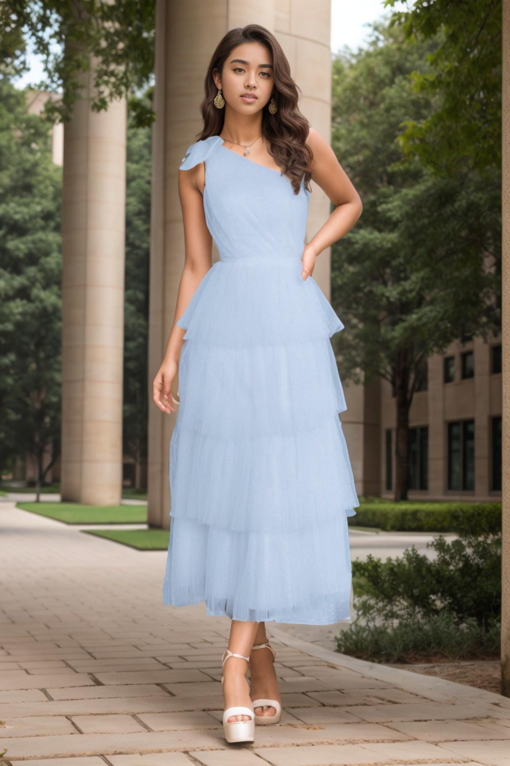 A-Line Short-Mini Tulle Graduation Dresses CS0546 - COCOMELODY