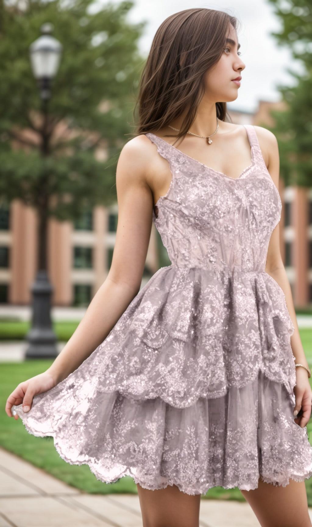 A-Line Short-Mini Tulle Graduation Dresses CS0548 - COCOMELODY