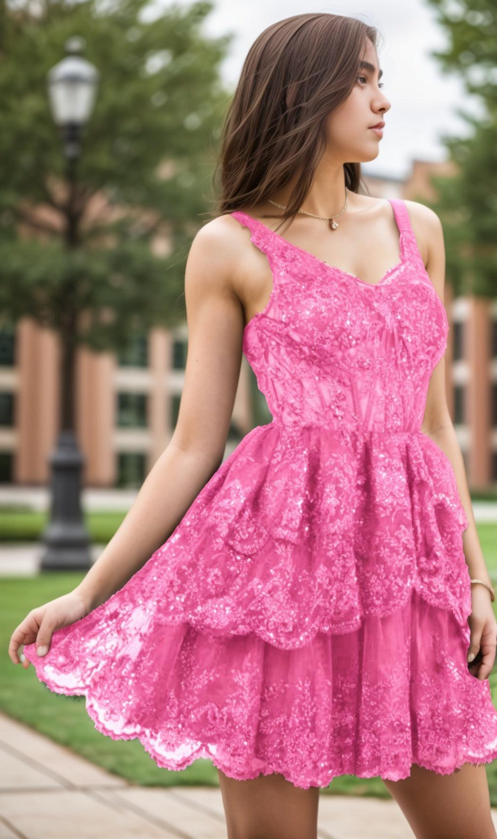 A-Line Short-Mini Tulle Graduation Dresses CS0548 - COCOMELODY