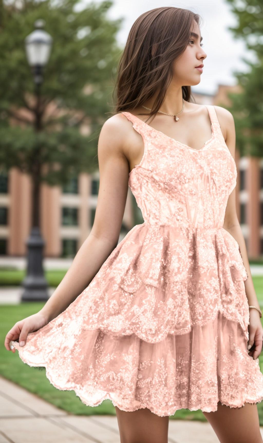 A-Line Short-Mini Tulle Graduation Dresses CS0548 - COCOMELODY