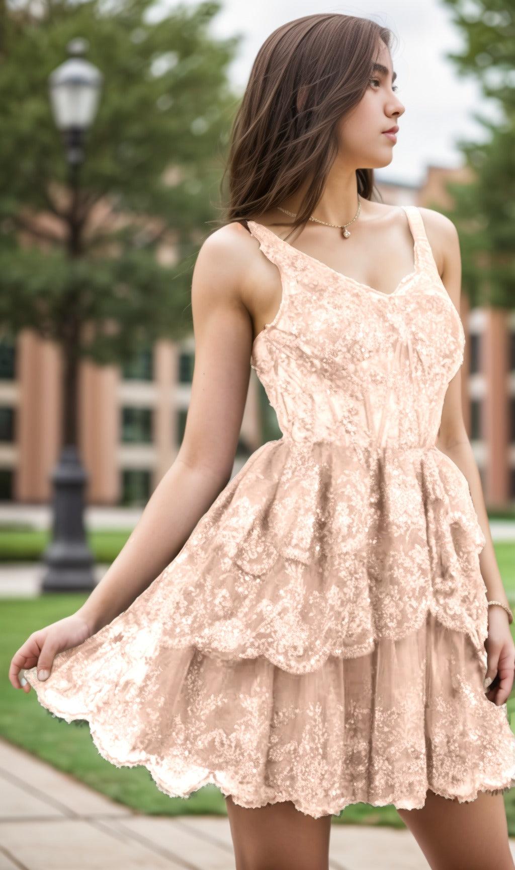 A-Line Short-Mini Tulle Graduation Dresses CS0548 - COCOMELODY