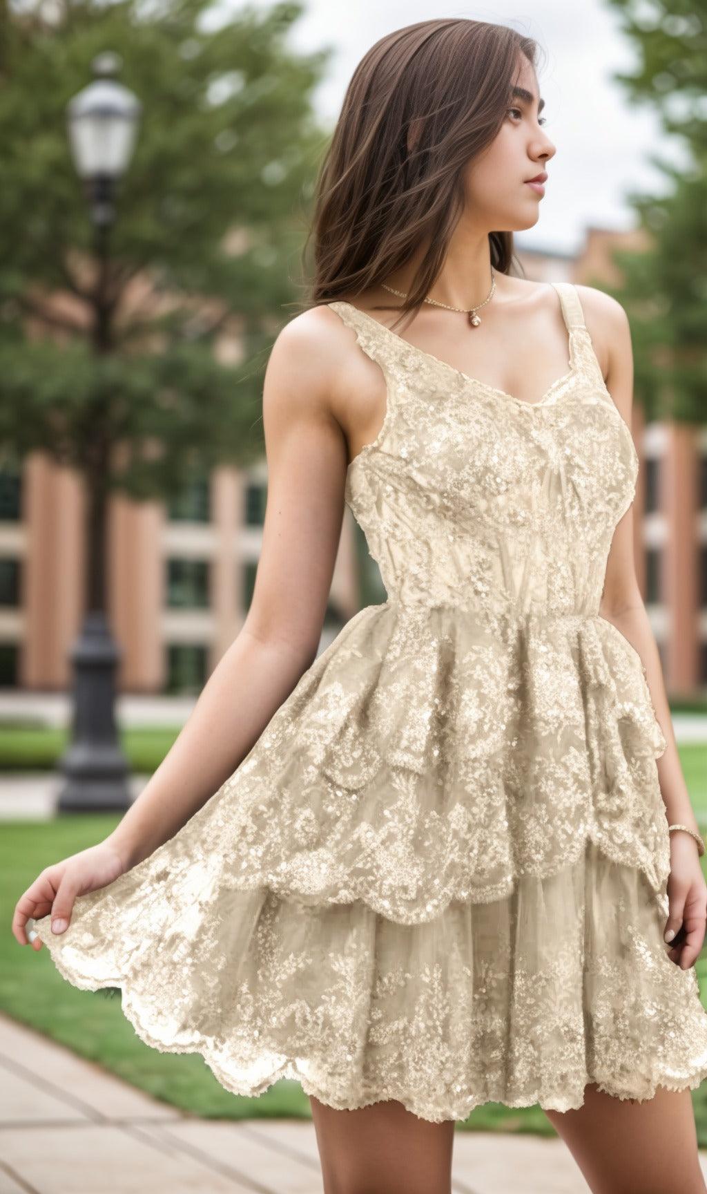 A-Line Short-Mini Tulle Graduation Dresses CS0548 - COCOMELODY